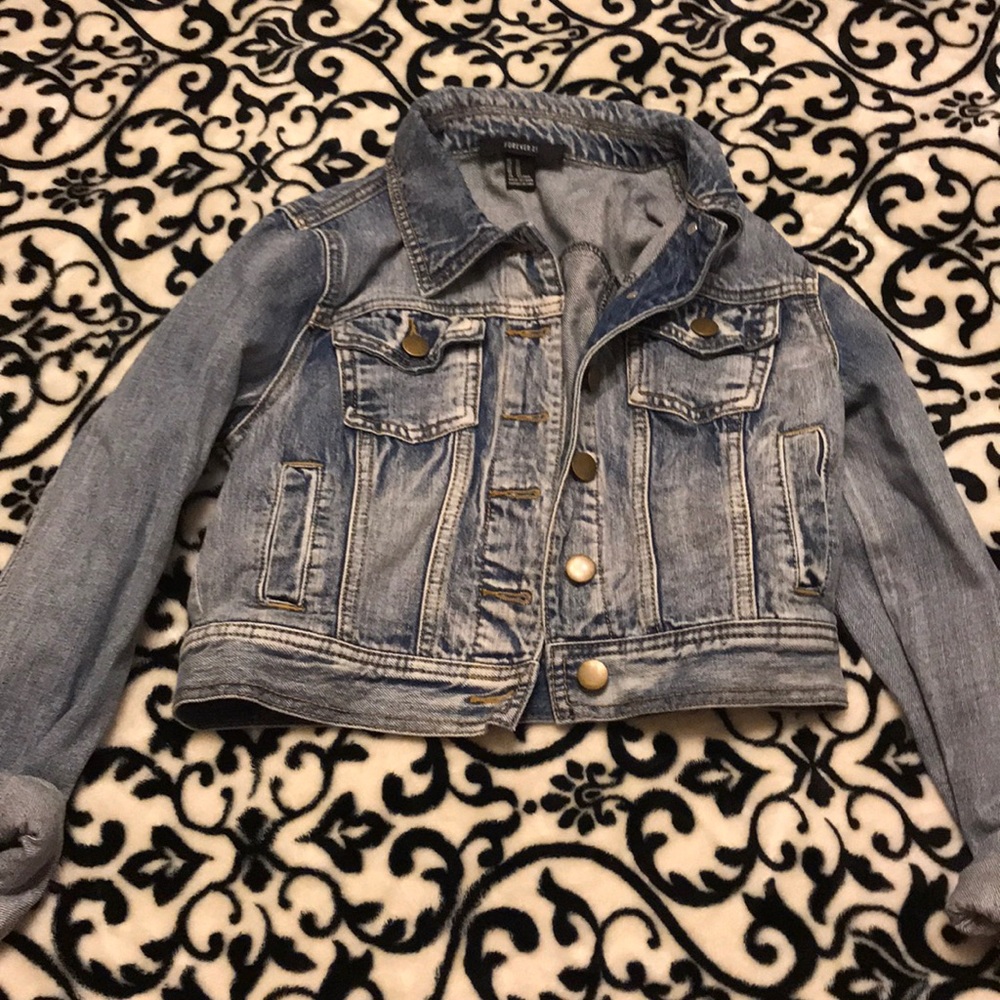 Forever 21 blue jean jacket